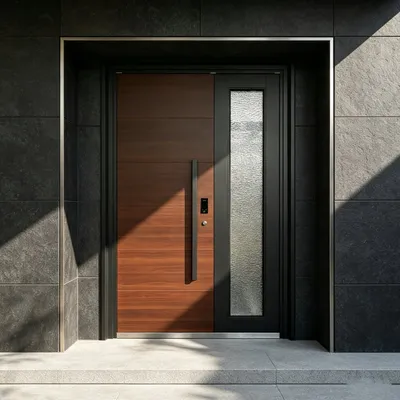 China Factory Supply Anti Rust Steel Frame Security Door for Mountain Area Residential Villa Buildings Entry
