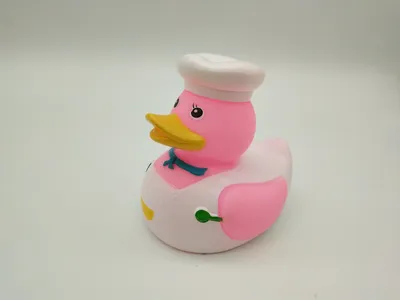 Rubber Plastic Floating Bath Chef Duck