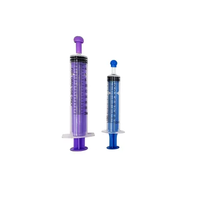 Various Sizes Disposable Medical Colorful Oral Feeding Syringe with Caps