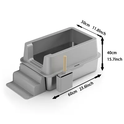 Affordable Large Odor Control Cat Litter Tray for Pets