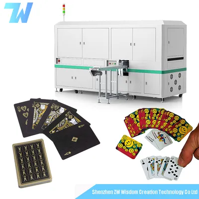 Automatic Playing Card Die Cutting Cutter Poker Cards Making Machines