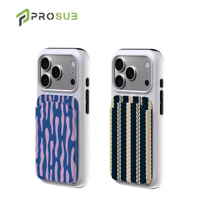 Customizable Magnetic Phone Card Holder for Sublimation Printing