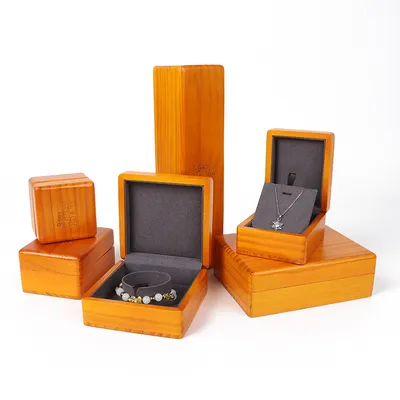 Vintage Wooden Jewelry Box and Gift Box