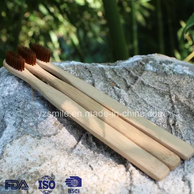 Small Head Laser Logo Cheap Bamboo Toothbrush