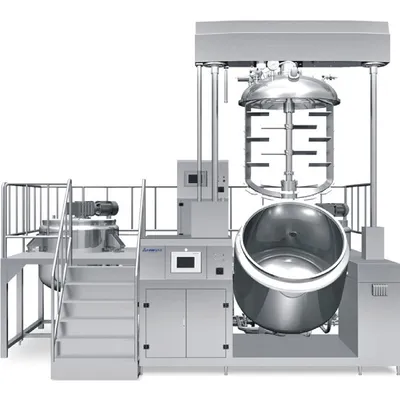 High Shear Homogenizer Emulsifier Vacuum Emulsifying Mixer with Vacuum for Cosmetic