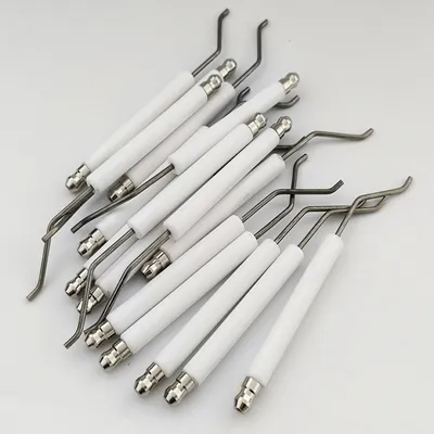 Oven Used Ceramic Insulator with High Insulation Performance 95 Alumina Ceramic Electrode with Customized Rod