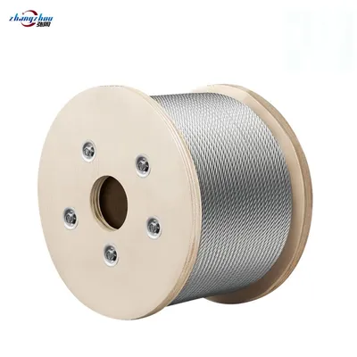 Durable 4vx48s+5FC 9mm-52mm No-Rotating Plain Steel Wire Rope for Engineering