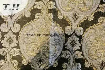 2016 100% Polyester Chenille Jacquard Fabric for Sofa