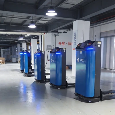 Efficient Stacking and Unloading, Automated Stacking Agv Forklift