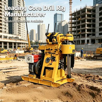 Jinghe Brand Gk-200 Integrated Pump Motor Type Geological Exploration Drill Rig