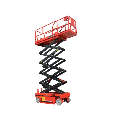 Electric Self Propelled Scissor Lift Mobile Aerial Work Platform with 6.8-20m Working Height & 3ton Capacity for Workshop