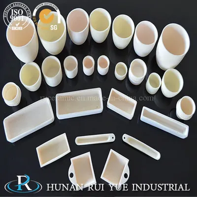 High Temperature Laboratory 99-99.7% Al2O3 Acid-Resistance Alumina Ceramic Crucibles