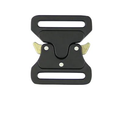 Zinc Alloy Side-Release Buckle — Tactical Fastener for Shoes & Bags Men's Wear-Resistant Belt Buckle