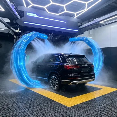 Professional Heavy Automatic Car Wash Machine with High Pressure Water and Pump