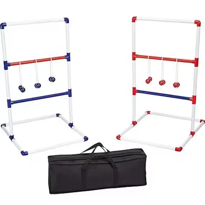 40 X 24 Inches Ladder Toss Outdoor Lawn Game Set with Soft Carrying Case