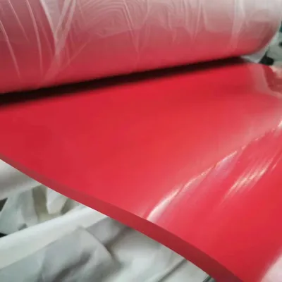 Abrasive Red Natural NR Rubber Sheet Stretchy Latex Shot Blasting Rubber Sheet