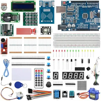 Atmega328p Development Board Starter Kit Children Stem Creative Scientific Electronics Programming Learning Educational Smart Robot Toys for Arduino