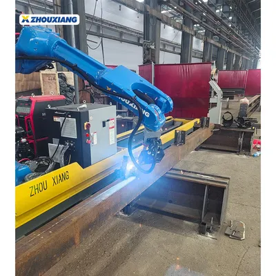 Zhouxiang Steel Structure Robot Welding Machine Welding Robot Station with Ground Rail