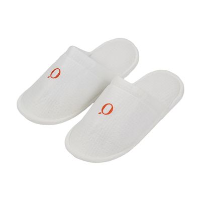 Canvas and Truly Beautiful Fabric Hotel Slippers Rugged Elegance
