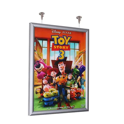 27X40 Double Sides Hanging Slim Snap Aluminum Frame LED Light Box Sign