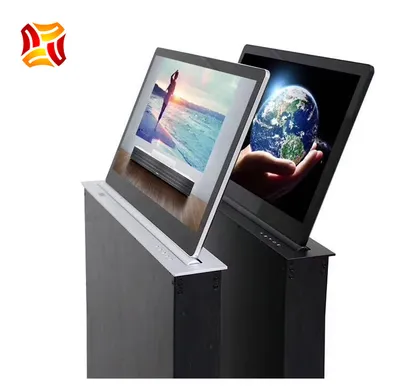 15.6" Ultra Slim Full HD Capacitive Touch Display Screen Smart Electronic Table Monitor LCD Lift for Paperless Voting Conference System LCD Lift