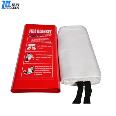 ISO9001: 2015 Standard Emergency Heat Insulation Fiberglass Safety Fire Blanket