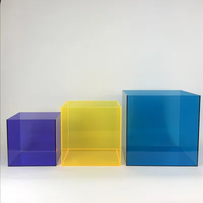 Factory Customized Luxurious Translucent Color Acrylic Storage Display Box