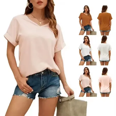 High-Quality Premium Pure Silk T-Shirt: Comfortable T-Shirt Suitable for All Seasons