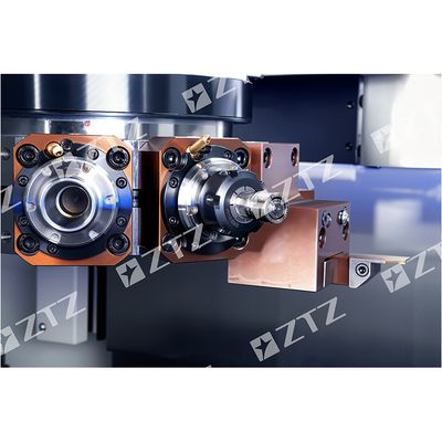 Easy Operation Smart CNC Double Turret Vertical Lathe