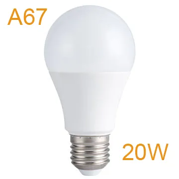 20W E27/B22 A67/A19 PBT+ Aluminum LED Bulb