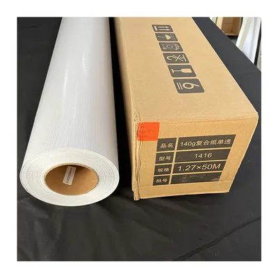 Eco Solvent Laser Self Adhesive Vinyl One Way Vision Window Film for Bus Advertising