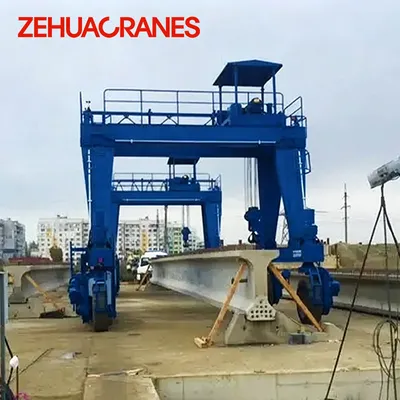 Remote Control Factory Direct Price Straddle Truck Crane 35 Ton 40t 50t for Logistics Park