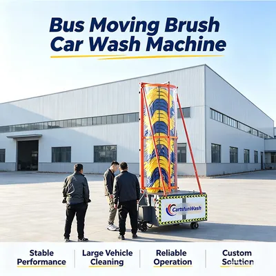 Movable Large Size Brush Coach Truck Washer Portable Electric Cleaner Suitable for Bus Station Logistics Parking Yard