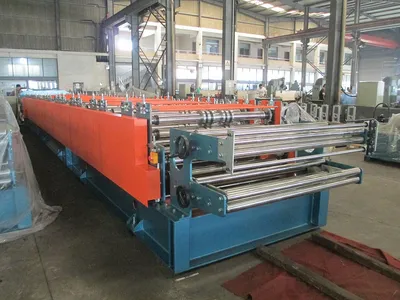 Factory Price Nigeria Customer Order Corrugated Aluminum Galvanized Coils Color Roofing/Roof Double Layer Panel Sheet Roll Forming/Making Machine