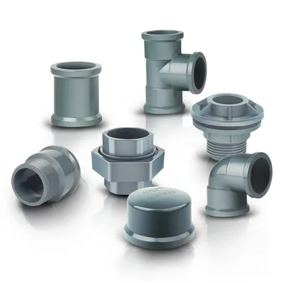 Plastic Pipe Fittings UPVC Expansion Coupling PVC Quick Connector