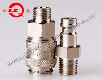 Qkd-X Mini Type Single Handed and Semiautomatic Pneumatic Coupling