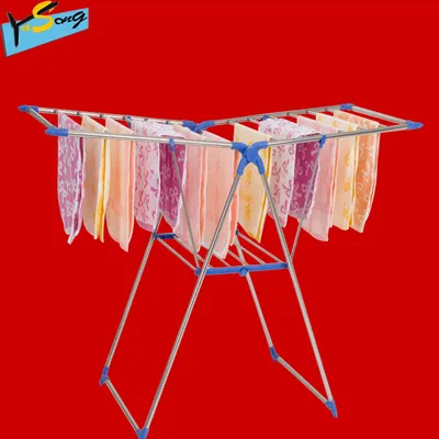 Factory Outlets Center Foldable Clothes Rack