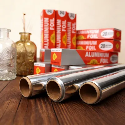 Kitchen Aluminum Foil Small Roll for Food Packaging, Cooking and Storage