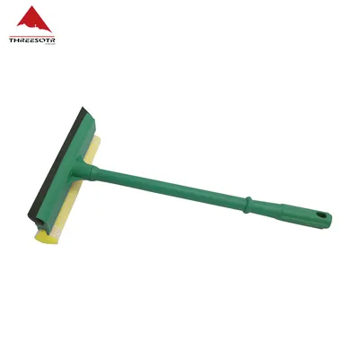 Gas Station 2-in-1 Window Cleaner Squeegee for Car Windshield in Green