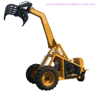 Sugarcane Loader Grab Little Loader Hot Sale Wheel Sugarcane Loader with Rotating Grab