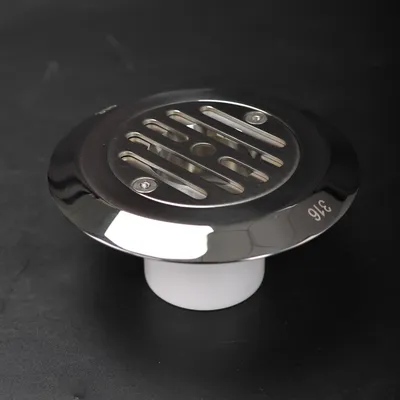 Improved Portable 316 Stainless Steel Male Threaded Straight Insert Thickened Strengthened Drain Outlet