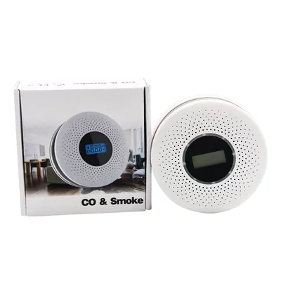 Combination Domestic Smoke and Carbon Monoxide Alarm with LCD Display