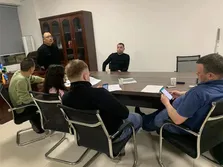 customers visiting