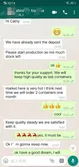 Customer's feedback