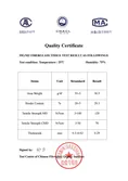 Certificate of tissue