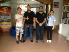 Customer visiting