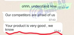 Customer's feedback