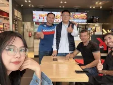 Group photo of customers