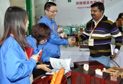 Meeting Clients on the fair