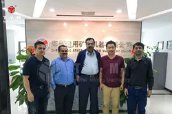 Foreign clients visiting